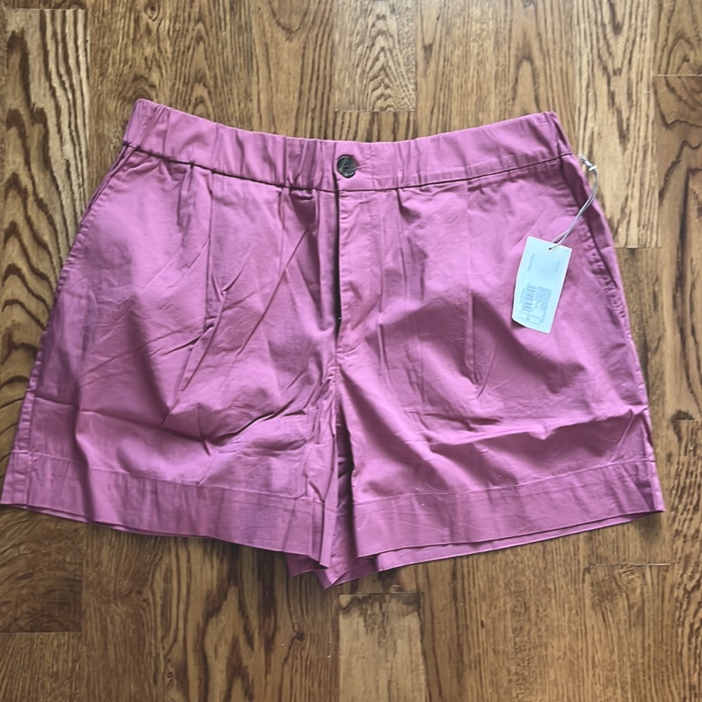 NWT Poplin High Rise Shorts